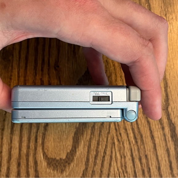 Nintendo Gameboy Advance SP System CIB 3rd party Charger Pearl Blue AGS 101 - Picture 10 of 13